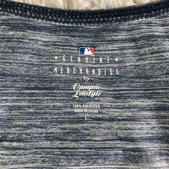 Milwaukee Brewers Shirt Womens Large Blue Tank Top Performance Racerback MLB - Picture 7 of 8